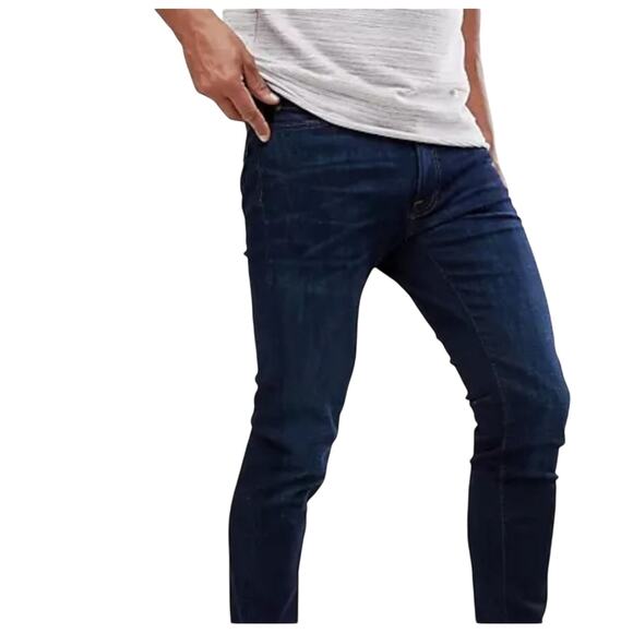 Abercrombie & Fitch Indie Streetwear Rockabilly Langdon Skinny Jeans 31 x 32 - Picture 3 of 9